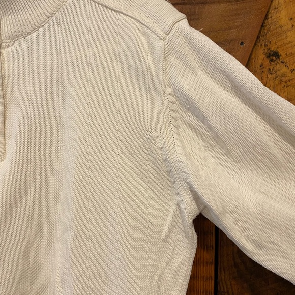 Mens 1/4 zip sweater, size medium - Picture 6 of 6